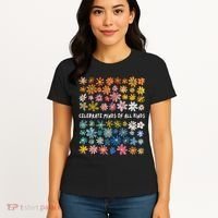 Autism Awareness Celebrate Minds Of All Kinds Wildflower Women's T-Shirt thumb 4
