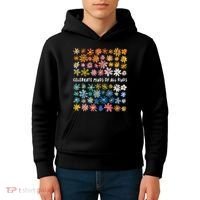 Autism Awareness Celebrate Minds Of All Kinds Wildflower Kids Hoodie thumb 4