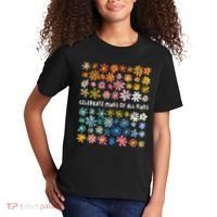 Autism Awareness Celebrate Minds Of All Kinds Wildflower Kids T-Shirt thumb 2