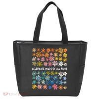 Autism Awareness Celebrate Minds Of All Kinds Wildflower Tote Bag thumb 0