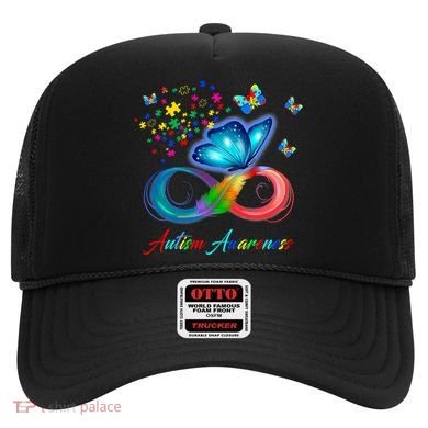 Autism Awareness Colorful Butterfly Hat