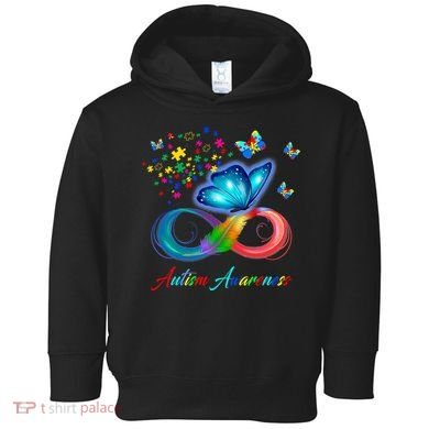 Autism Awareness Colorful Butterfly Toddler Hoodie