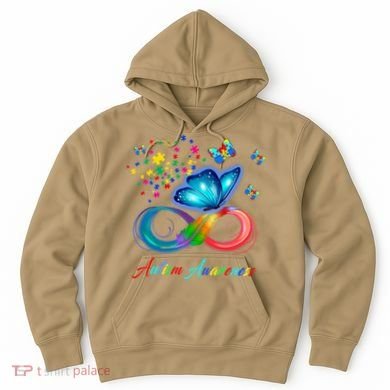 Autism Awareness Colorful Butterfly Hoodie