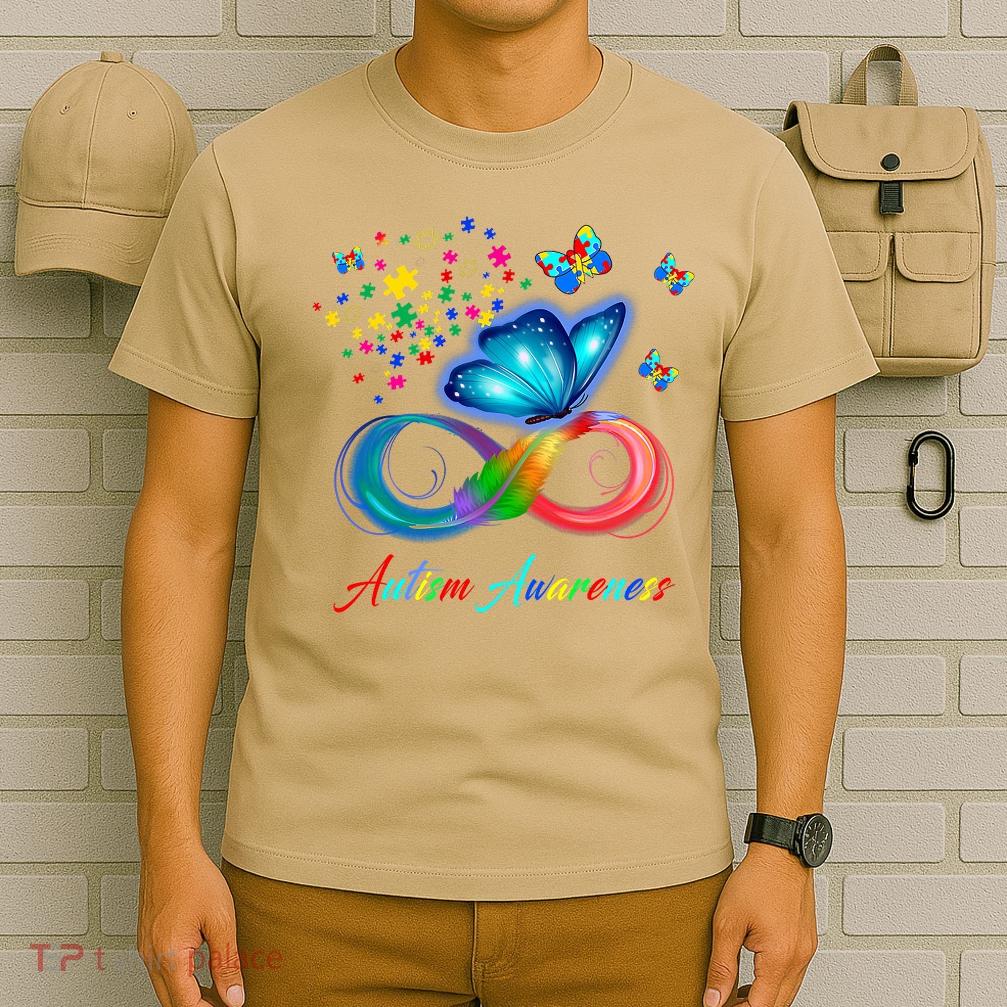 Autism Awareness Colorful Butterfly T-Shirt