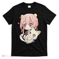 Anime And Cats Lover For N Manga Kawaii Otaku T-Shirt thumb 0