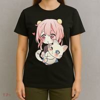 Anime And Cats Lover For N Manga Kawaii Otaku T-Shirt thumb 4