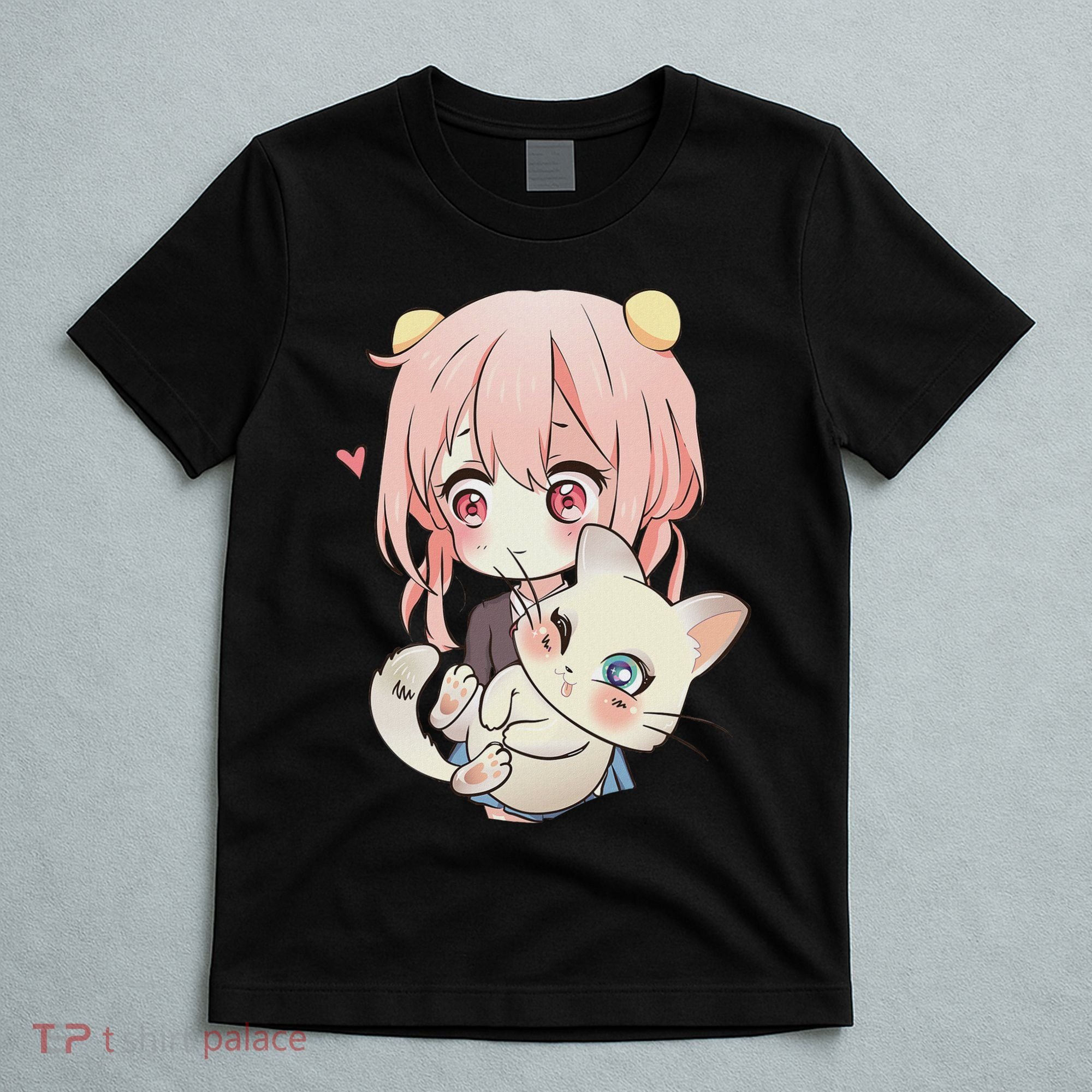 Anime And Cats Lover For N Manga Kawaii Otaku T-Shirt