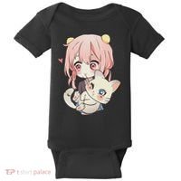 Anime And Cats Lover For N Manga Kawaii Otaku Baby Bodysuit thumb 0