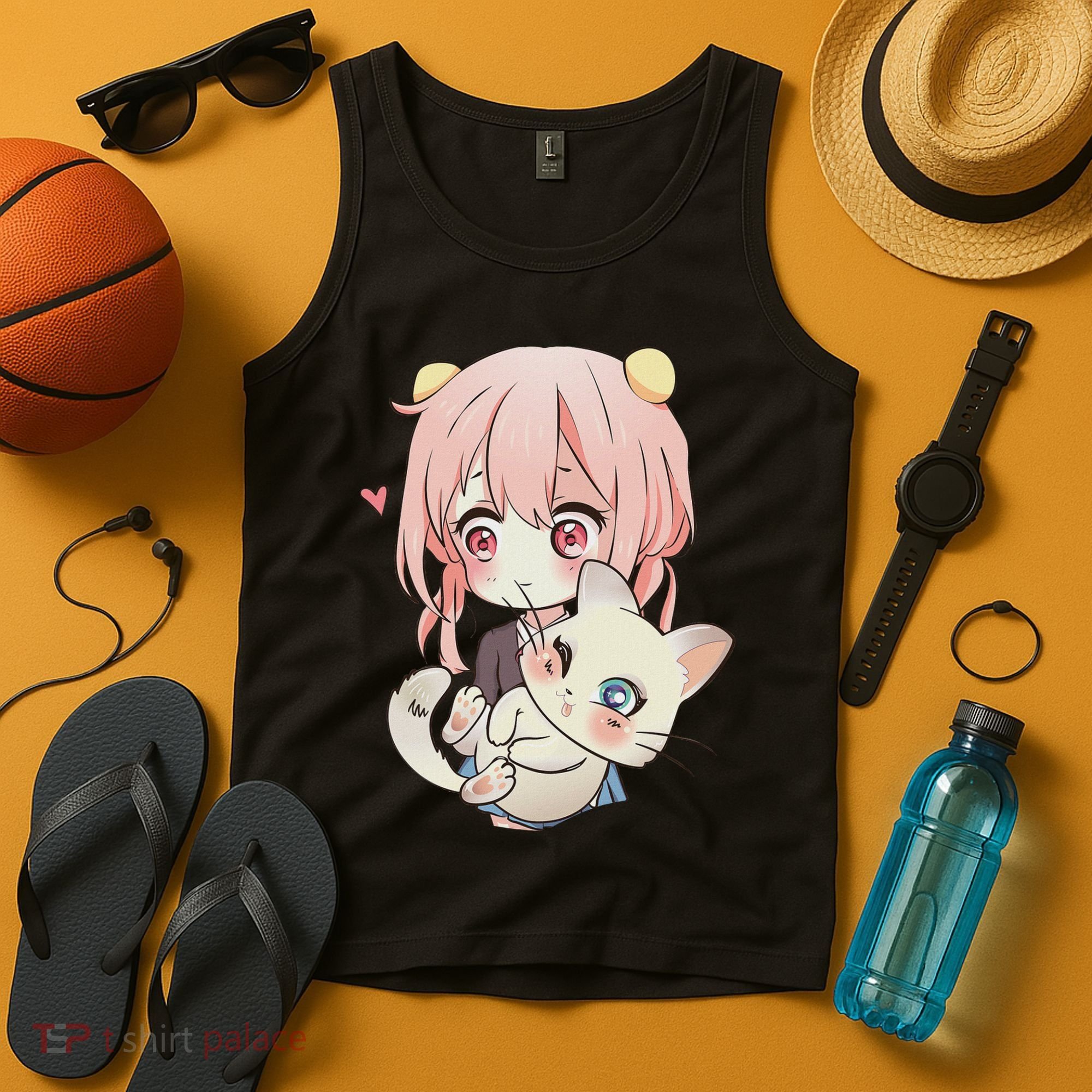 Anime And Cats Lover For N Manga Kawaii Otaku Tank Top