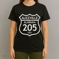 Alabama Area Code 205 Aliceville Al Home State T-Shirt thumb 4