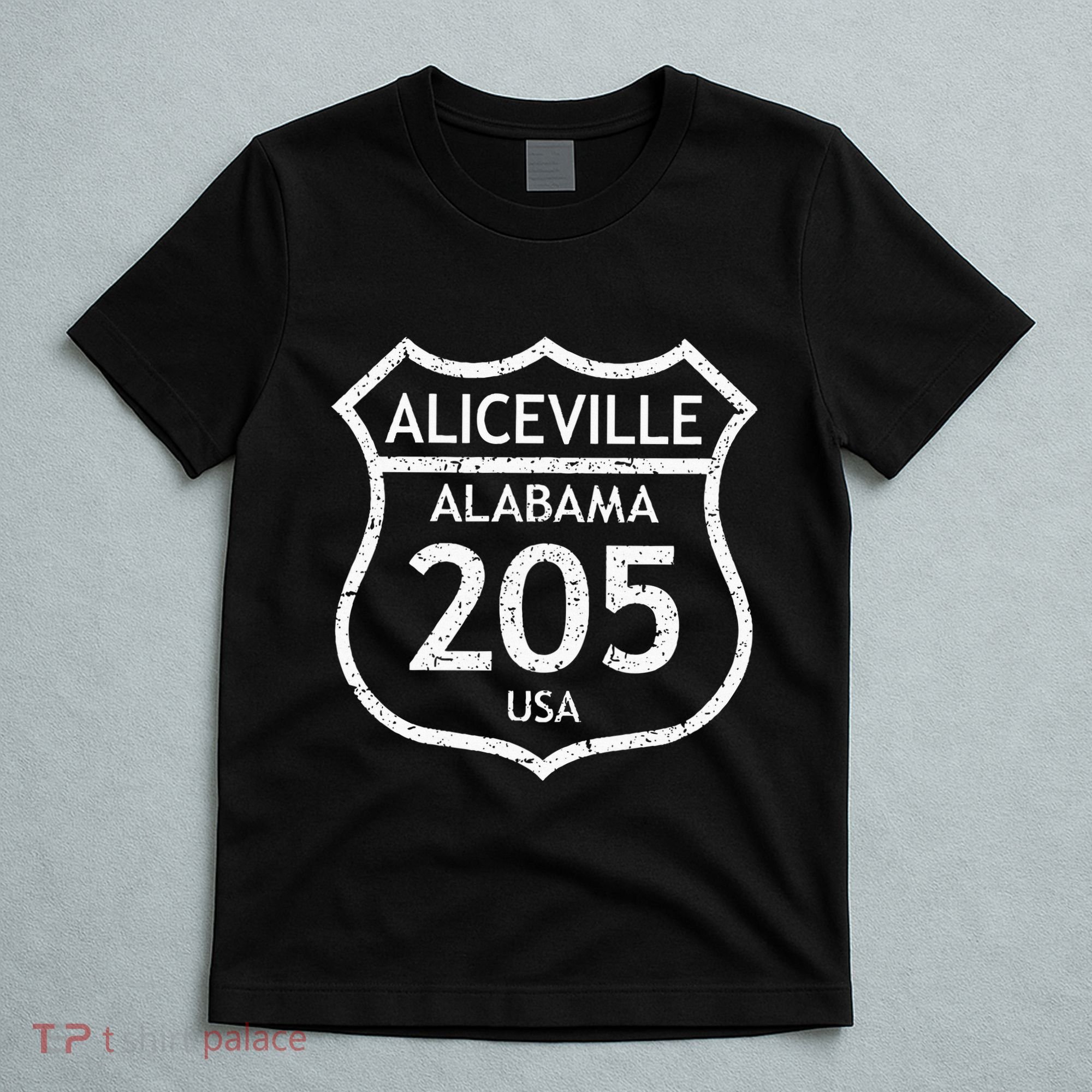 Alabama Area Code 205 Aliceville Al Home State T-Shirt