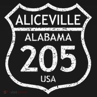 Alabama Area Code 205 Aliceville Al Home State Mousepad thumb 1
