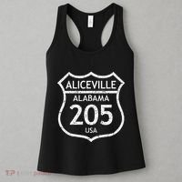 Alabama Area Code 205 Aliceville Al Home State Women's Tank Top thumb 3