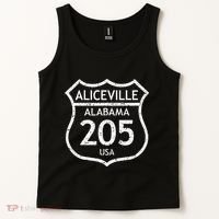 Alabama Area Code 205 Aliceville Al Home State Tank Top thumb 2