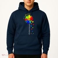 Autism Awareness Choose Kind Sunflower Puzzle Hoodie thumb 2