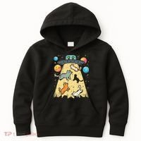 Alien Abduction Cats Ufo Flying Saucer Space Women Kids Hoodie thumb 0