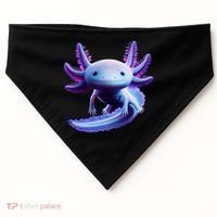 Axolotl Anime Cute Axolotl USA-Made Doggie Bandana thumb 0