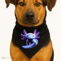 Axolotl Anime Cute Axolotl USA-Made Doggie Bandana thumb 1
