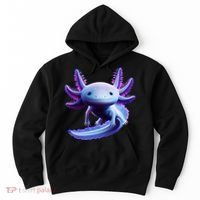 Axolotl Anime Cute Axolotl Hoodie thumb 0