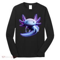 Axolotl Anime Cute Axolotl Long Sleeve Shirt thumb 0
