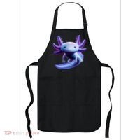 Axolotl Anime Cute Axolotl Apron thumb 0
