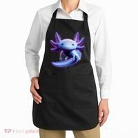 Axolotl Anime Cute Axolotl Apron thumb 2
