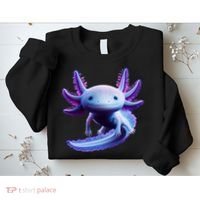 Axolotl Anime Cute Axolotl Sweatshirt thumb 2