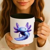Axolotl Anime Cute Axolotl Coffee Mug thumb 3