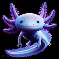 Axolotl Anime Cute Axolotl Women's Hoodie thumb 2