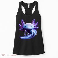 Axolotl Anime Cute Axolotl Women's Tank Top thumb 0