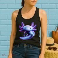 Axolotl Anime Cute Axolotl Women's Tank Top thumb 2
