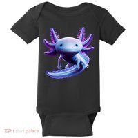 Axolotl Anime Cute Axolotl Baby Bodysuit thumb 0