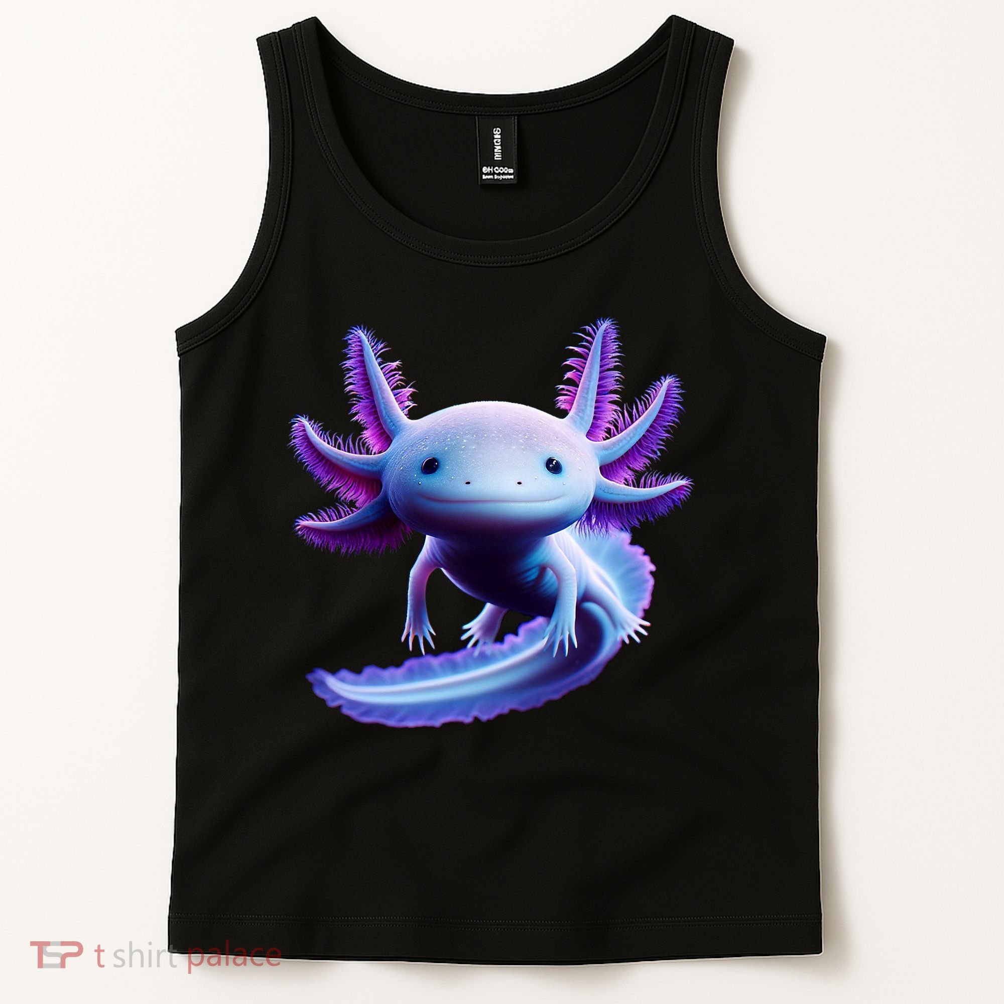 Axolotl Anime Cute Axolotl Tank Top