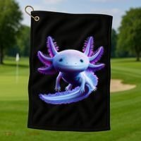 Axolotl Anime Cute Axolotl Golf Towel thumb 1