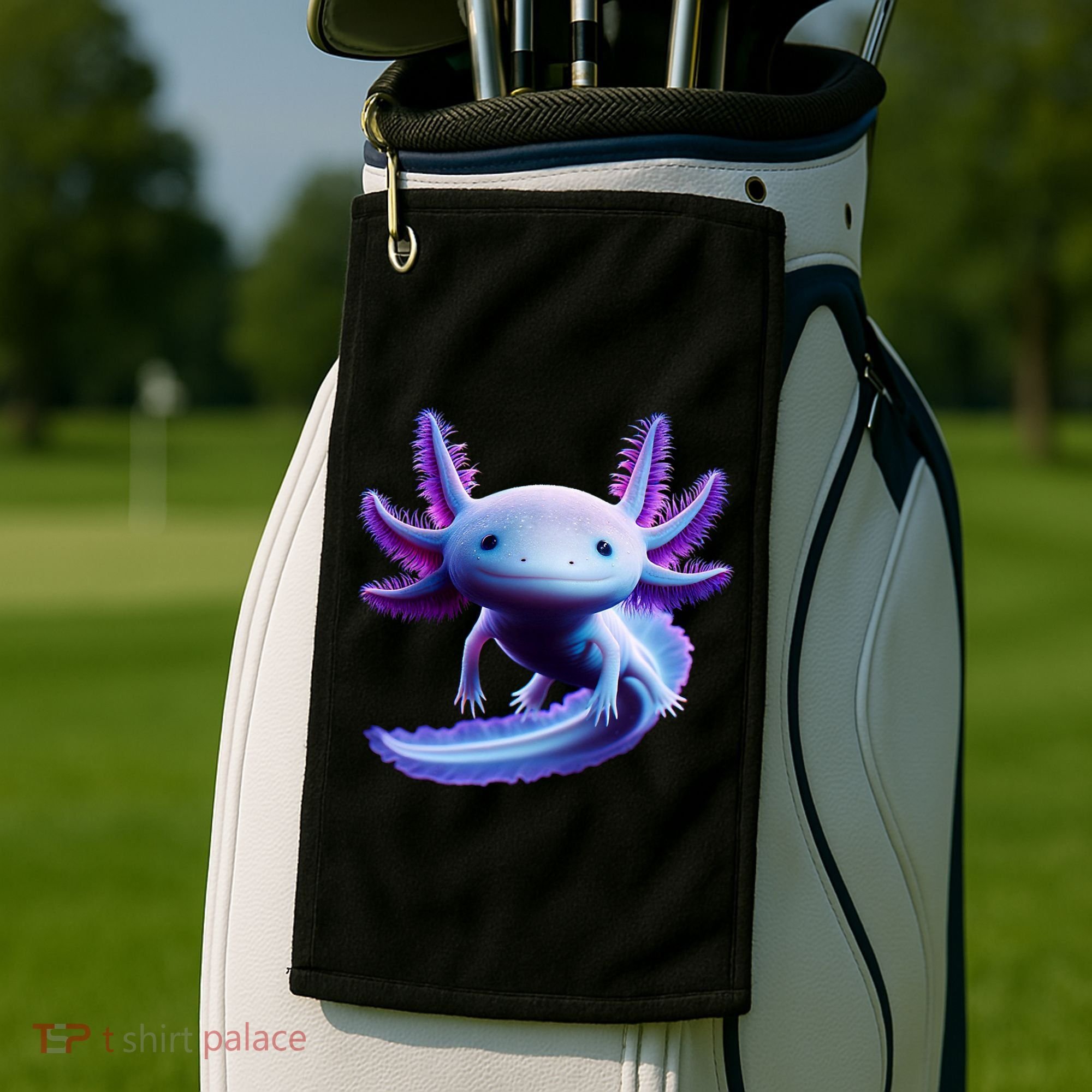 Axolotl Anime Cute Axolotl Golf Towel