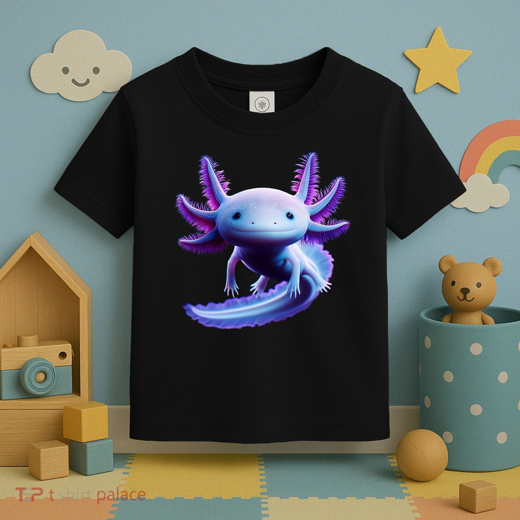 Axolotl Anime Cute Axolotl Toddler T-Shirt