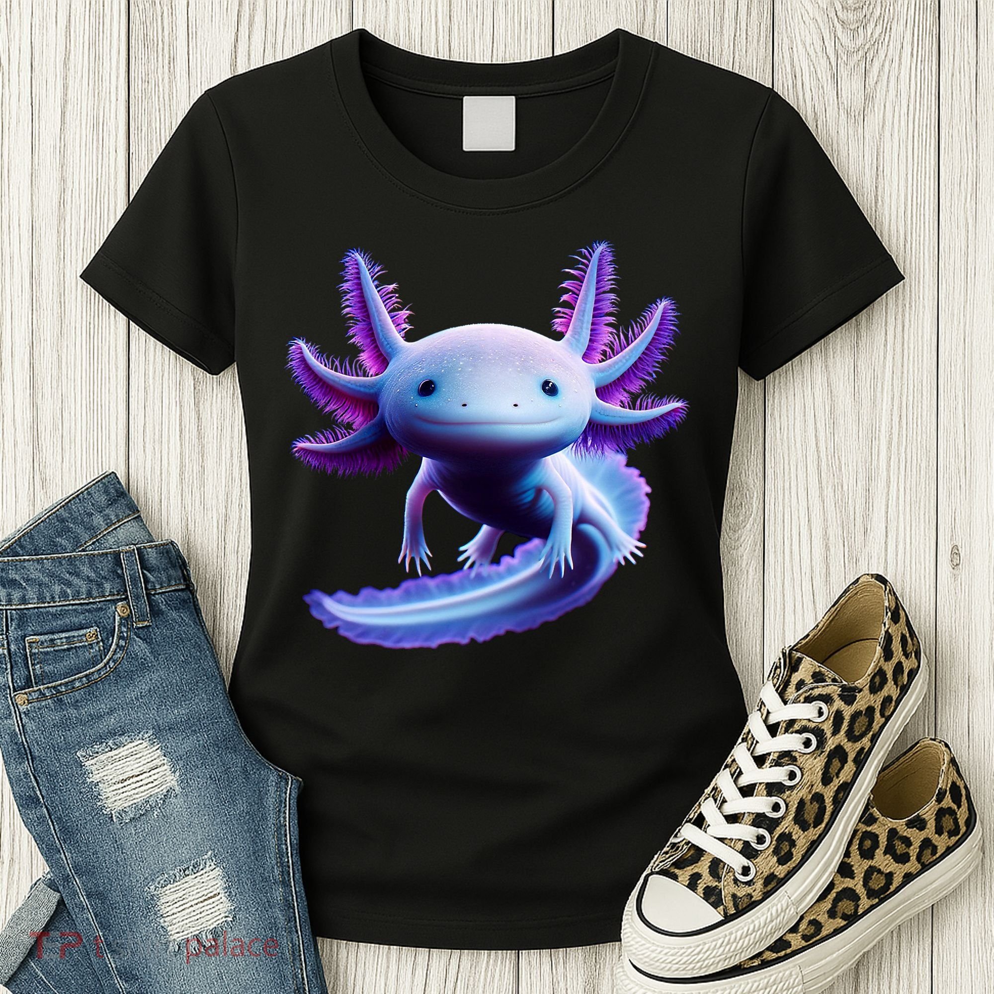 Axolotl Anime Cute Axolotl Women's T-Shirt