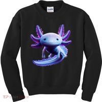 Axolotl Anime Cute Axolotl Kids Sweatshirt thumb 0