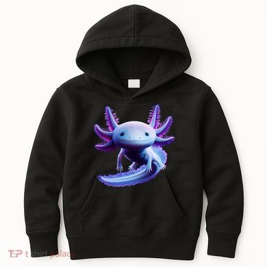 Axolotl Anime Cute Axolotl Kids Hoodie