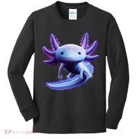 Axolotl Anime Cute Axolotl Kids Long Sleeve Shirt thumb 0