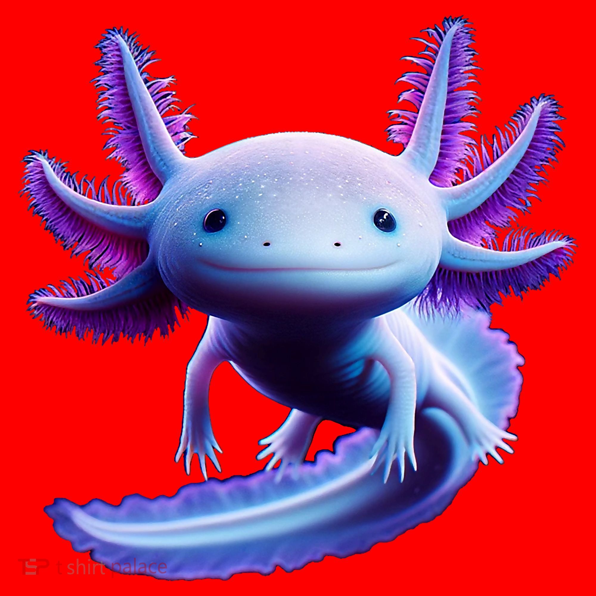 Axolotl Anime Cute Axolotl Santa Hat