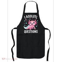 Axolotl Anime Cute Kawaii I Axolotl Questions Apron thumb 0