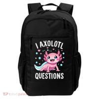 Axolotl Anime Cute Kawaii I Axolotl Questions Backpack thumb 0