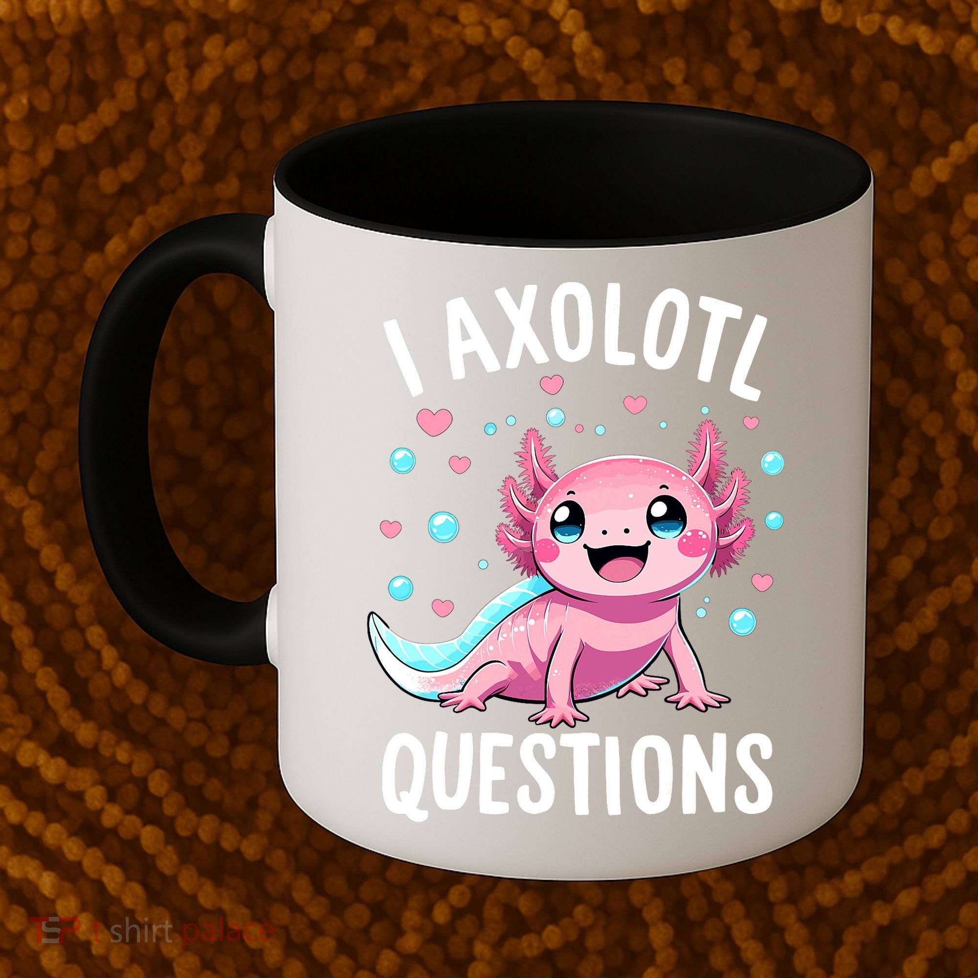 Axolotl Anime Cute Kawaii I Axolotl Questions Coffee Mug