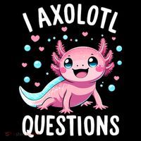 Axolotl Anime Cute Kawaii I Axolotl Questions Coffee Mug thumb 5