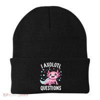 Axolotl Anime Cute Kawaii I Axolotl Questions Beanie thumb 0
