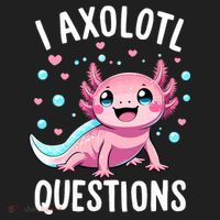 Axolotl Anime Cute Kawaii I Axolotl Questions Beanie thumb 2