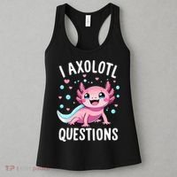 Axolotl Anime Cute Kawaii I Axolotl Questions Women's Tank Top thumb 3