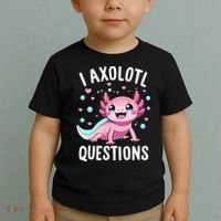 Axolotl Anime Cute Kawaii I Axolotl Questions Toddler T-Shirt thumb 2