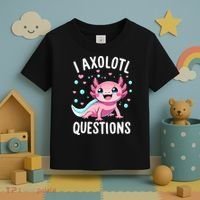 Axolotl Anime Cute Kawaii I Axolotl Questions Toddler T-Shirt thumb 3